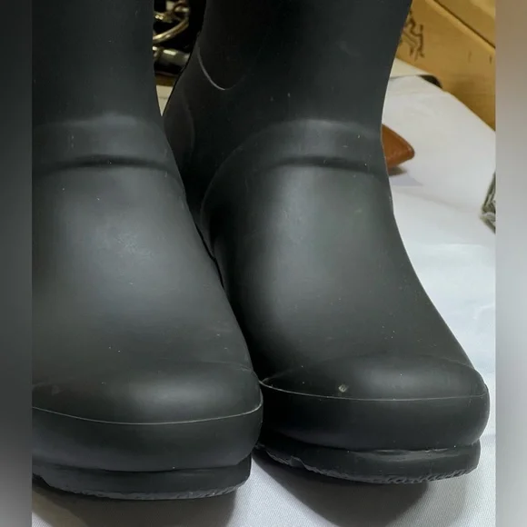 Hunter Black Original Tall Rain Boots 8 - Picture 13 of 14